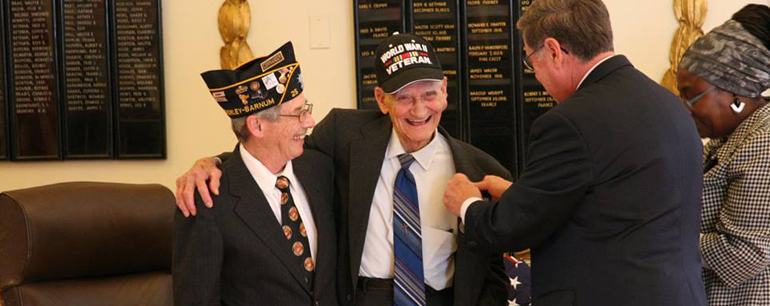 WWII Vet Awarded Overdue Medals