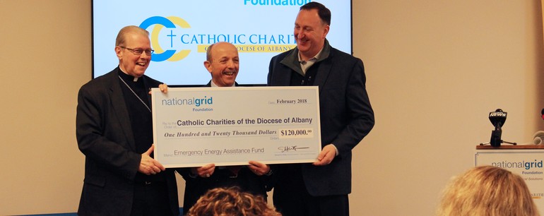  National Grid Foundation Donates $120,000 to Catholic Charities for Energy Assistance