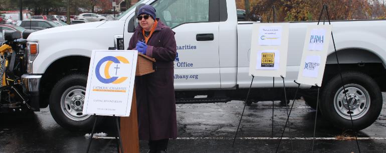 Plow Truck Makes for a Safer Winter for Hundreds of Catholic Charities Residents 