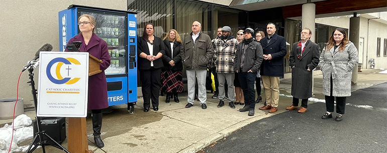 Columbia County Celebrates Opening of New Harm Reduction Vending Machine